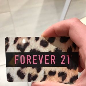 new forever 21 gift card loaded with $30